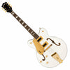 Gretsch G5422GLH Electromatic Classic Hollow Body Double-Cut with Gold Hardware - Left-Handed - Laurel Fingerboard - Snowcrest White