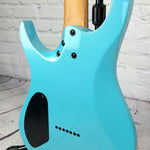 Balaguer Diablo Select 7 String Baritone 27" Electric Guitar Metallic Cerulean Blue