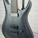 Balaguer Diablo Select 7 String Baritone 27" Electric Guitar Rustic Black