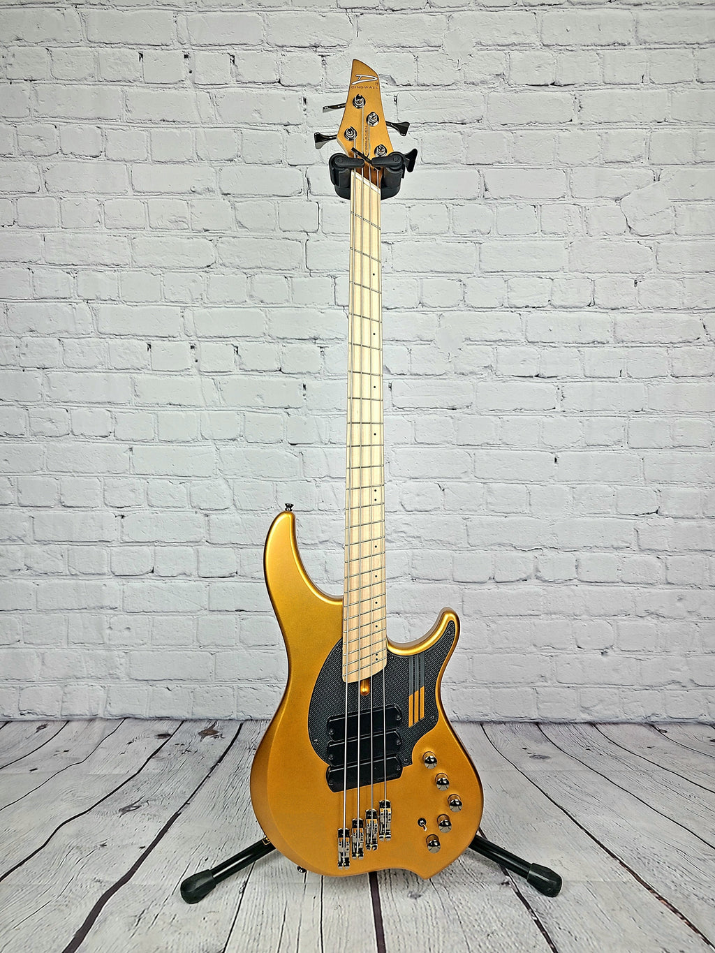 Dingwall NG3 4 String Nolly Bass Guitar Matte Gold Metallic Maple