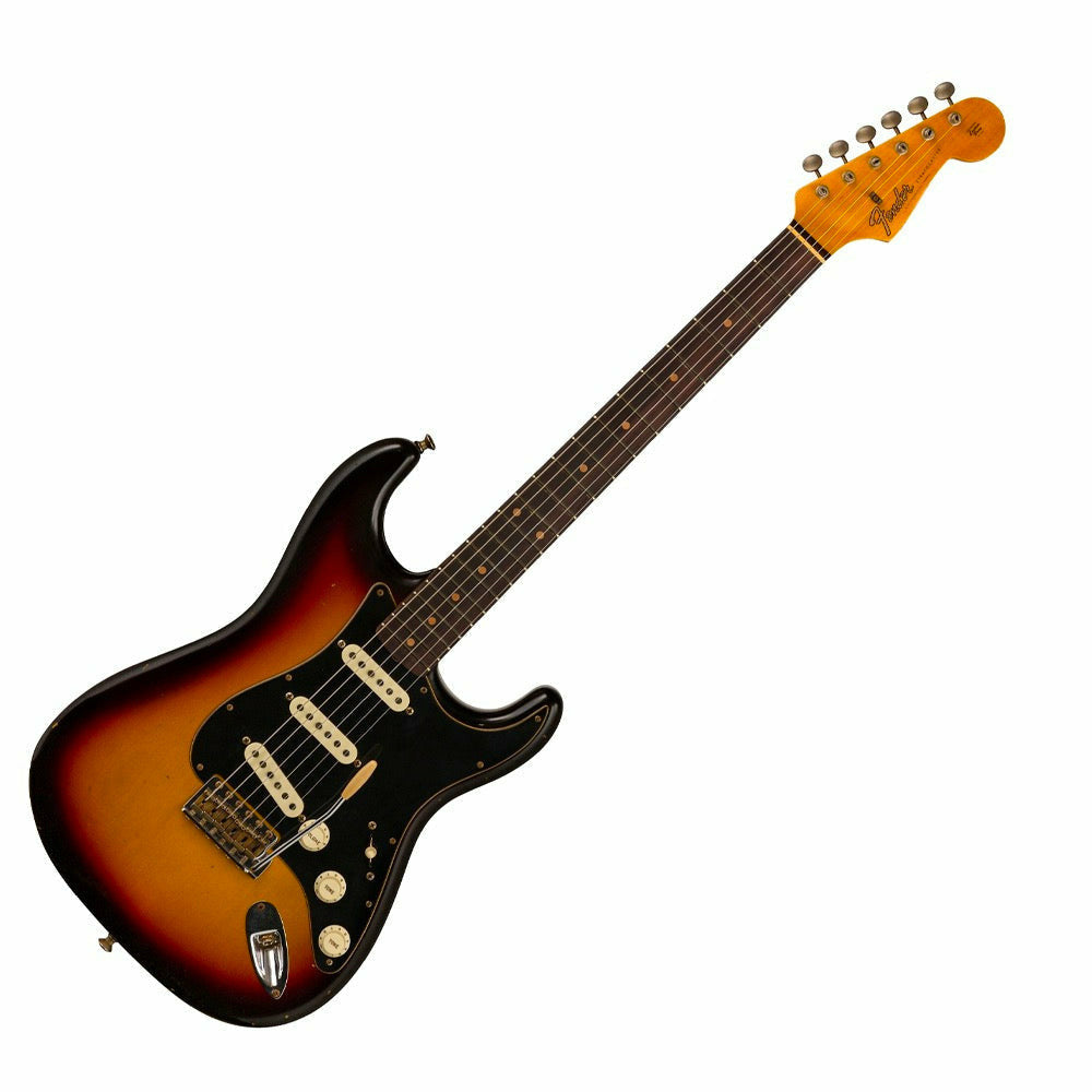 Fender Postmodern Strat Journeyman Relic - Rosewood Fingerboard - 3-Color Sunburst